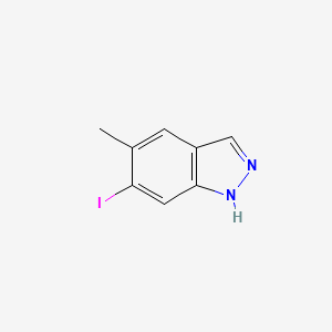 molecular formula C8H7IN2 B1503182 6-iodo-5-methyl-1H-indazole CAS No. 1082040-11-6