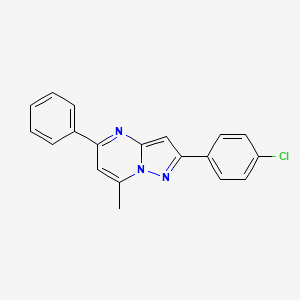 2-(4-Chlorophenyl)-7-methyl-5-phenylpyrazolo[1,5-a]pyrimidine