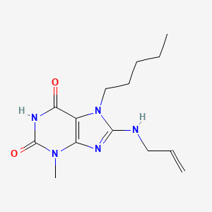 8-Allylamino-3-methyl-7-pentyl-3,7-dihydro-purine-2,6-dione