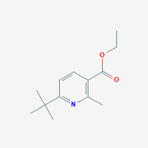 Ethyl 6-(tert-butyl)-2-methylnicotinate