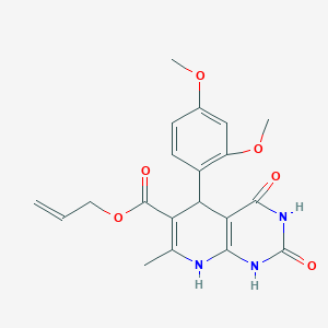 Prop-2-en-1-yl 5-(2,4-dimethoxyphenyl)-7-methyl-2,4-dioxo-1,2,3,4,5,8-hexahydropyrido[2,3-d]pyrimidine-6-carboxylate