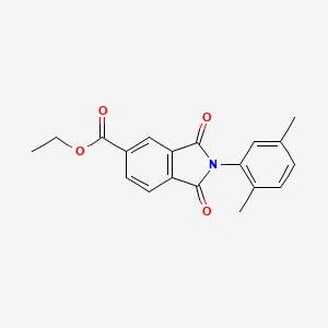 Ethyl 2-(2,5-dimethylphenyl)-1,3-dioxoisoindole-5-carboxylate