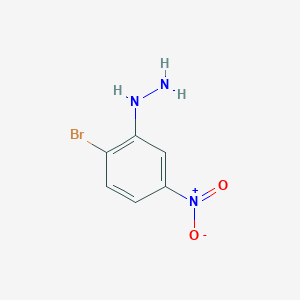 molecular formula C6H6BrN3O2 B1503202 (2-溴-5-硝基苯基)肼 CAS No. 100367-78-0