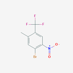 B1503205 1-Bromo-5-methyl-2-nitro-4-(trifluoromethyl)benzene CAS No. 871571-25-4