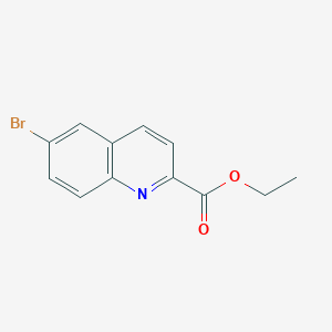 molecular formula C12H10BrNO2 B1503211 Ethyl 6-bromoquinoline-2-carboxylate CAS No. 1020572-61-5