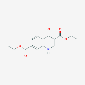 Diethyl 4-oxo-1,4-dihydroquinoline-3,7-dicarboxylate