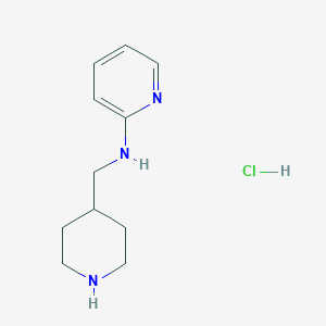 molecular formula C11H18ClN3 B1503218 N-(哌啶-4-基甲基)吡啶-2-胺盐酸盐 CAS No. 380396-49-6