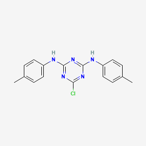 1,3,5-Triazine-2,4-diamine, 6-chloro-N,N'-bis(4-methylphenyl)-