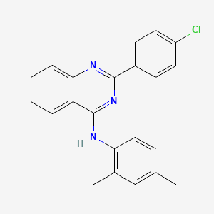 2-(4-chlorophenyl)-N-(2,4-dimethylphenyl)quinazolin-4-amine