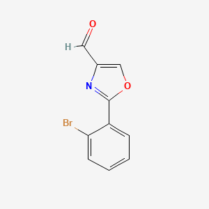 2-(2-Bromo-phenyl)-oxazole-4-carbaldehyde
