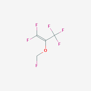 molecular formula C4H2F6O B150324 Fluoromethyl 2,2-difluoro-1-(trifluoromethyl)vinyl ether CAS No. 58109-34-5