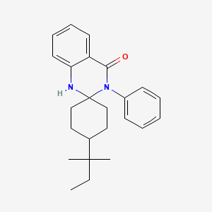 4-(2-methylbutan-2-yl)-3'-phenyl-1'H-spiro[cyclohexane-1,2'-quinazolin]-4'(3'H)-one