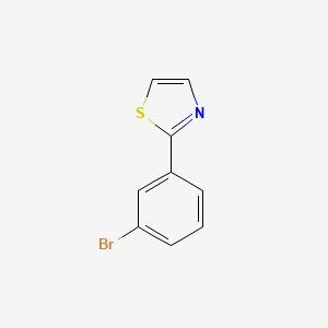 molecular formula C9H6BrNS B1503241 2-(3-溴苯基)噻唑 CAS No. 30216-47-8