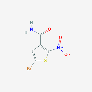 molecular formula C5H3BrN2O3S B1503242 5-Bromo-2-nitrothiophene-3-carboxamide CAS No. 1093878-20-6