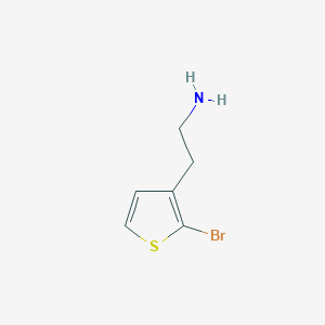 molecular formula C6H8BrNS B1503247 2-(2-溴噻吩-3-基)乙胺 CAS No. 893421-71-1
