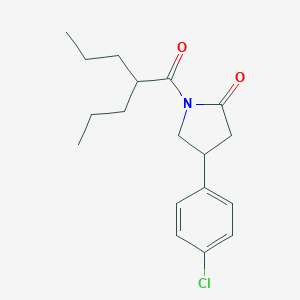B150325 4-(4-Chlorophenyl)-1-(dipropylacetyl)-2-pyrrolidinone CAS No. 137427-77-1