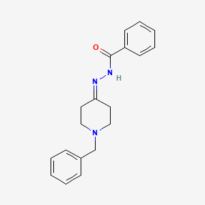 molecular formula C19H21N3O B15032509 N'-(1-benzylpiperidin-4-ylidene)benzohydrazide 