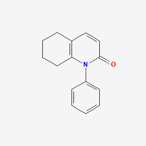 molecular formula C15H15NO B1503256 1-Phenyl-5,6,7,8-tetrahydroquinolin-2(1H)-one CAS No. 29071-86-1