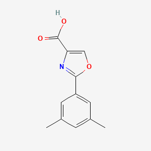 molecular formula C12H11NO3 B1503258 2-(3,5-Dimethyl-phenyl)-oxazole-4-carboxylic acid CAS No. 885273-74-5