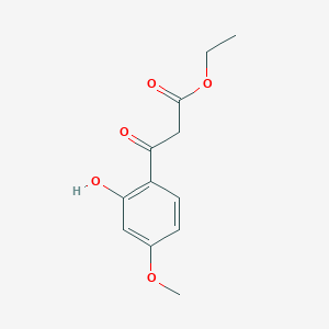 molecular formula C12H14O5 B1503260 3-(2-羟基-4-甲氧基苯基)-3-氧代丙酸乙酯 CAS No. 364039-61-2
