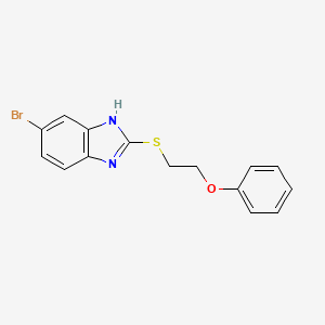 [2-(6-Bromobenzimidazol-2-ylthio)ethoxy]benzene