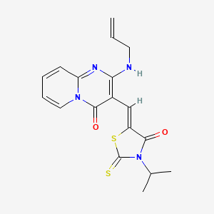 2-(allylamino)-3-[(Z)-(3-isopropyl-4-oxo-2-thioxo-1,3-thiazolidin-5-ylidene)methyl]-4H-pyrido[1,2-a]pyrimidin-4-one