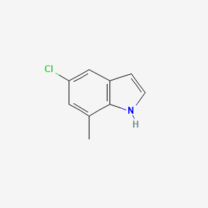 molecular formula C9H8ClN B1503311 5-氯-7-甲基-1H-吲哚 CAS No. 15936-77-3