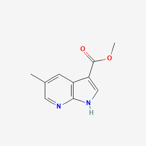 molecular formula C10H10N2O2 B1503324 methyl 5-methyl-1H-pyrrolo[2,3-b]pyridine-3-carboxylate 