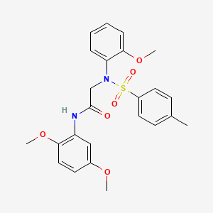 N-(2,5-Dimethoxyphenyl)-2-[N-(2-methoxyphenyl)4-methylbenzenesulfonamido]acetamide