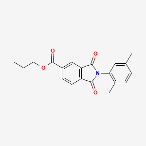 Propyl 2-(2,5-dimethylphenyl)-1,3-dioxoisoindole-5-carboxylate