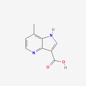 molecular formula C9H8N2O2 B1503363 7-Methyl-1H-pyrrolo[3,2-B]pyridine-3-carboxylic acid CAS No. 1190312-60-7