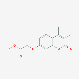 methyl 2-[(3,4-dimethyl-2-oxo-2H-chromen-7-yl)oxy]acetate