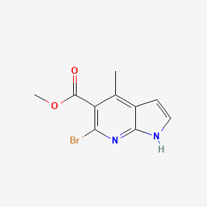 methyl 6-bromo-4-methyl-1H-pyrrolo[2,3-b]pyridine-5-carboxylate