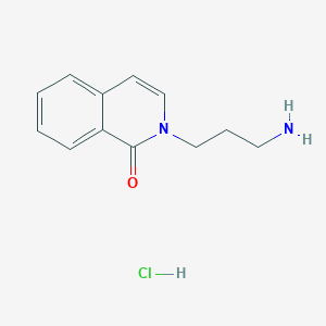 2-(3-Aminopropyl)isoquinolin-1(2H)-one hydrochloride