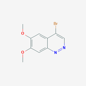 molecular formula C10H9BrN2O2 B1503396 4-Bromo-6,7-dimethoxycinnoline CAS No. 879014-17-2