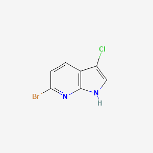 6-Bromo-3-chloro-1H-pyrrolo[2,3-b]pyridine