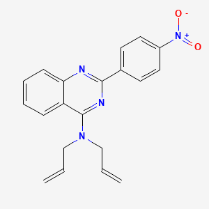 2-(4-nitrophenyl)-N,N-di(prop-2-en-1-yl)quinazolin-4-amine