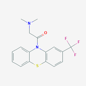 2-(dimethylamino)-1-[2-(trifluoromethyl)-10H-phenothiazin-10-yl]ethanone