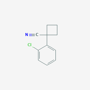 1-(2-Chlorophenyl)cyclobutanecarbonitrile
