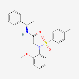 2-[N-(2-Methoxyphenyl)4-methylbenzenesulfonamido]-N-(1-phenylethyl)acetamide