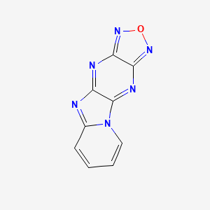 13-oxa-2,8,10,12,14,16-hexazatetracyclo[7.7.0.02,7.011,15]hexadeca-1(16),3,5,7,9,11,14-heptaene