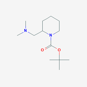 molecular formula C13H26N2O2 B1503430 Tert-butyl 2-[(dimethylamino)methyl]piperidine-1-carboxylate CAS No. 502633-95-6