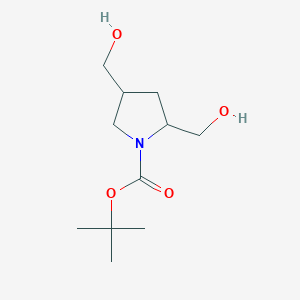 Tert-butyl 2,4-bis(hydroxymethyl)pyrrolidine-1-carboxylate