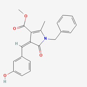 methyl (4Z)-1-benzyl-4-(3-hydroxybenzylidene)-2-methyl-5-oxo-4,5-dihydro-1H-pyrrole-3-carboxylate