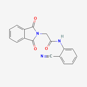 N-(2-cyanophenyl)-2-(1,3-dioxo-1,3-dihydro-2H-isoindol-2-yl)acetamide