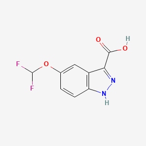 5-(Difluoromethoxy)-1H-indazole-3-carboxylic acid