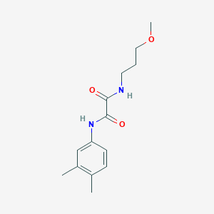 N-(3,4-dimethylphenyl)-N'-(3-methoxypropyl)ethanediamide