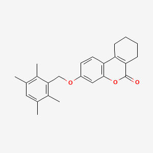 3-[(2,3,5,6-tetramethylbenzyl)oxy]-7,8,9,10-tetrahydro-6H-benzo[c]chromen-6-one