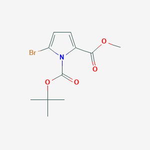 1-Tert-butyl 2-methyl 5-bromo-1H-pyrrole-1,2-dicarboxylate