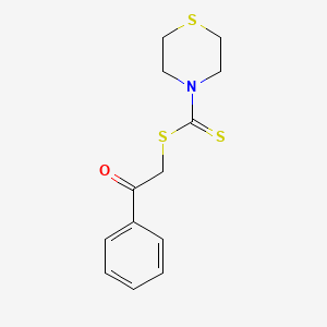 Phenacyl thiomorpholine-4-carbodithioate